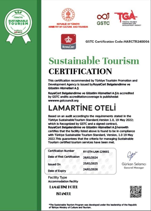 Lamartine Hotel Isztambul Kültér fotó